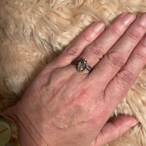 Sterling Silver Pink Gemstone on 925 silver. Size 7 Preloved. Good condition. - Picture 4 of 5